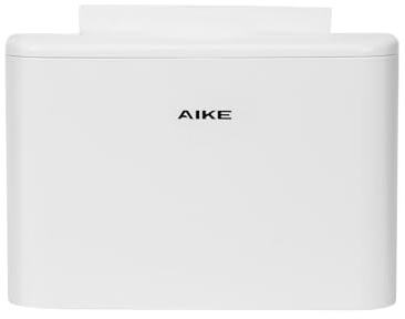 AIKE Paper Towel Dispenser Countertop,200 Sheets Capacity,Fit Multifold Paper Towel,for Home and Commercial,White (Folded Size 9.8 x 3.8 Or Smaller)