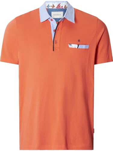 BABISTA Herren Poloshirt Savino | mit Brusttasche, Hemdkragen mit Knopfleiste, Freizeithemd in frischen Farben, Stickerei links, 100% Baumwolle