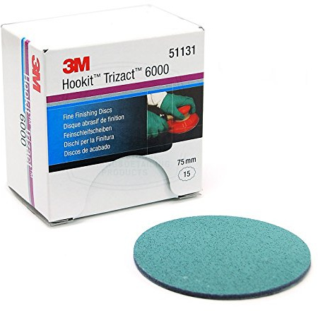 3M Trizact Finishing Scheiben 75 mm P6000 (Box mit 15 Scheiben)