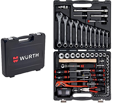 Würth 096593120 Werkzeugkoffer, 91 Stück