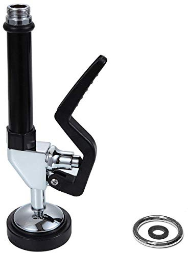 Pre-Rinse Spray Shower Head Pull Down Swivel Sink Sprayer Head Valve Replacement Part Handheld Faucet Accessories Chrome Finished for Commercial Kitchen Taps (Spray Head)