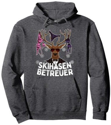 Skihasen Betreuer Apres-Ski Party Crew Aufreisser Hirsch Pullover Hoodie