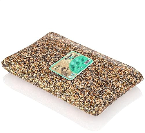Lyra Pet® 10 kg Streufutter aus der ALB-MÜHLE Protein-Mix mit Mehlwürmern | Vogelfutter für Winter & Sommer - Proteinreiches Wildvogelfutter - Ganzjährige Futtermix Energiequelle für Wildvögel