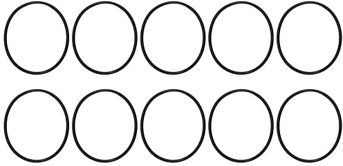 Agatige 10 STÜCKE Runder Motorriemen, Stretch-Motorriemen Runder Gummimotorriemen Gummigetrieberiemen zum Schutz von Maschinen 5 mm Durchmesser(5405-0005-0374)