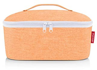 reisenthel coolerbag M Pocket Kühltasche mit Obermaterial aus recycelten PET-Flaschen Ideal für das Mittagessen unterwegs, Couleur:Twist apricot