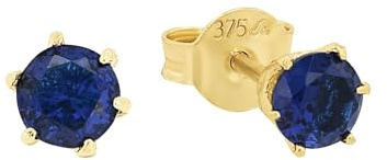 Amor Ohrstecker Unisex Damen Herren Ohrschmuck, mit Zirkonia synth., 0,4 cm, Gold, Kommt in Schmuck Geschenk Box, 2022942