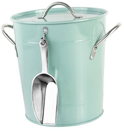 VINTORKY Ice Bucket Ice Holder for Bars Portable Cooler Lid Sturdy Handle for Easy Carry Home Bar Accessory