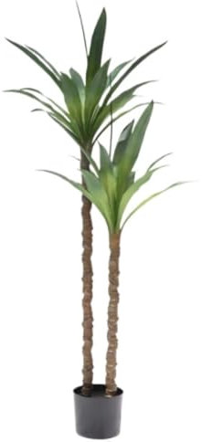REEKOS Künstliche Pflanze Kunstbaum Künstlicher Baum Künstlicher Baum Für Den Innenbereich, Künstliche Agavenpflanze, Künstliche Agave, Künstliche Tropische Pflanze, Gladiole, Bonsai Kunstpflanze
