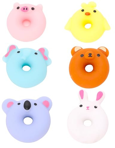 Toyland® 6cm (2,4 Zoll) x 4cm (1,6 Zoll) Mini-Tier-Squishos – Super Dehnbare Zappelspielzeuge – Quetschspielzeuge – Ab 6 Jahren