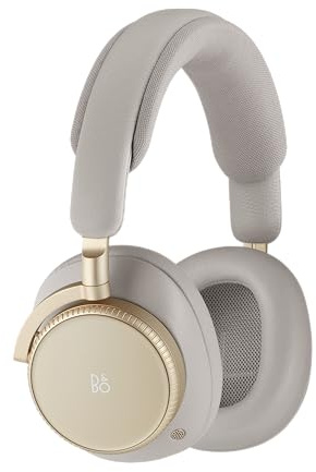 Bang & Olufsen Beoplay H100 Over-Ear Headphones - Hourglass Sand | Premium Wireless, Active Noise Cancelling, Over-Ear Headphones, Protective Carrying Case