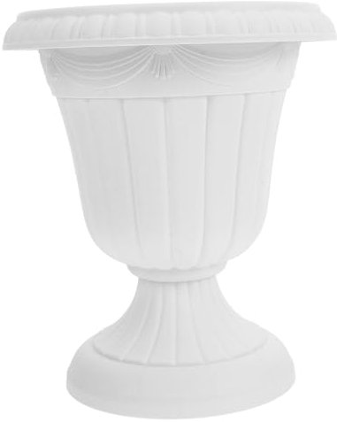 PAMINGONO Blumentopf Säule Aus Antike Urnenpflanzgefäße Römische Vintage-blumenurne Für Veranda Und Hochzeitsdekoration Hohe Pflanztopf Mit Sockel