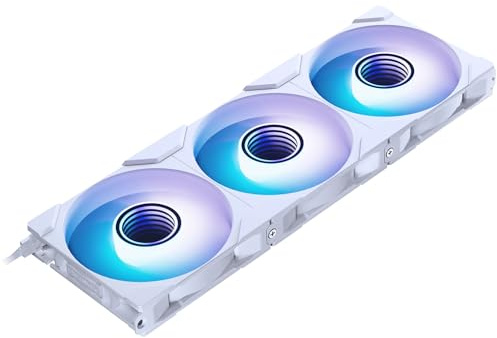 PHANTEKS M25 Gen2 PC Lüfter 120mm RGB 3er-Pack – Reverse Blade Gaming PC Lüfter Weiß | PWM - bis 2.000 U/min - Stecksystem - hoher Airflow - Vibrationsarm - Leise