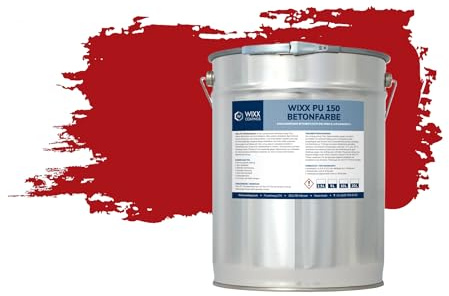 Wixx PU 150 Peinture Béton - RAL 3020 | Feu rouge - 10L