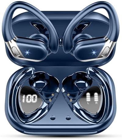 Matast Cuffie Bluetooth, Auricolari Bluetooth 5.4 Sport, 50 Ore Cuffie Wireless In Ear Cancellazione Rumore ENC e 4 HD Mic, IP7 Impermeabile Cuffie