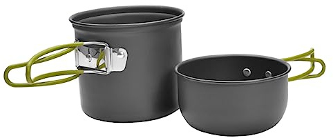 Milisten Cuisine De Camping Plein Air Ustensiles De Cuisine Pratiques Alliage Aluminium De Poêles Léger Et Portable