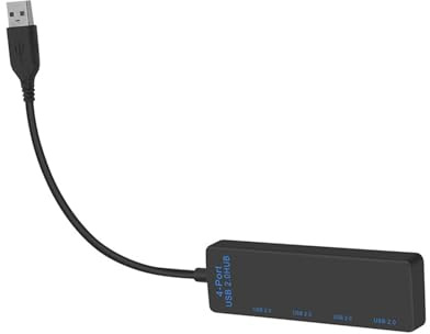 Multiports USB Hubs Répartiteur 4 sorties pour une connexion transparente de périphériques tels que les claviers et répartiteurs