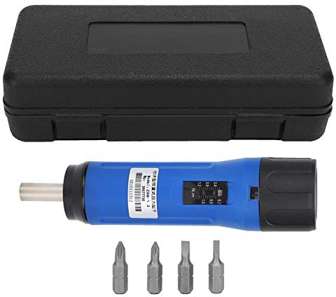 WIHFHGZ Drehmomentschrauber 0,2-1,2 Nm, Ratsche Schraubendreher mit Einstellbarem Drehmoment, Nylongehäuse - Mit Tonalarm, Vorwärts - und Rückwärtsfunktion, Für Präzisionsmontage und