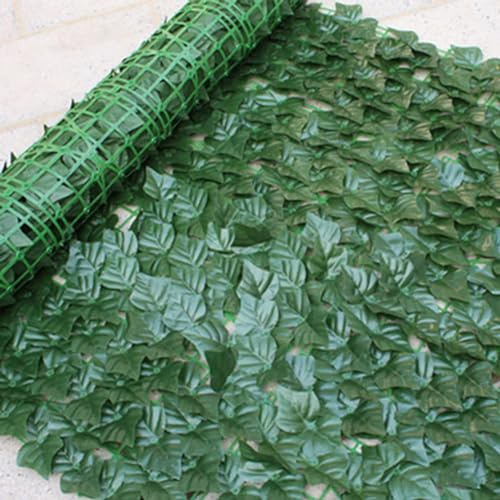 Foglia artificiale recinzione verde edera decorazione da parete piante finte per casa, giardino, terrazza, balcone - 100 x 300 cm, ideale per la recinzione esterna e fascino estetico