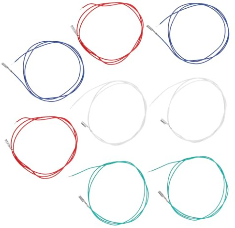 Toddmomy 8 Stück Ersatz Phonokabel für Plattenspieler mit Kupfer und Pvc Material Kompatibel mit Headshell und Tonabnehmer für Dj Events und Parties