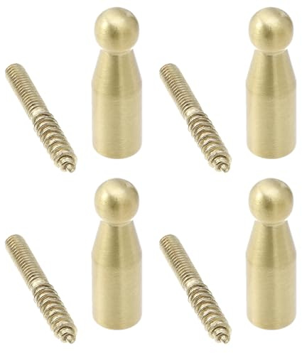 VICASKY Lot de 4 Crochets en Laiton pour Porte et Mur, Support Simple pour Manteaux et Chapeaux, Usage Domestique la Cuisine, Salle de Bain et Vestiaire