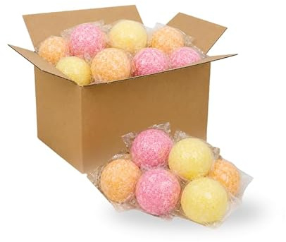 Bonbons d’Enfance - 20 Boules Coco emballées individuellement | Bonbons rétro multicolores à la noix de coco - Anniversaire, fête, candy bar, piñata, kermesse - Emballage individuel