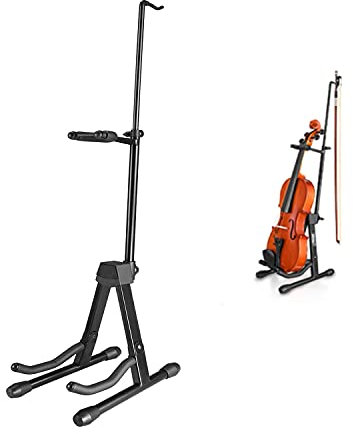 Eastar Geigenständer, Instrumentenständer, faltbar klappbares Stativ Metallständer für Violine/Viola/Ukulele/Gitarre/Mandoline