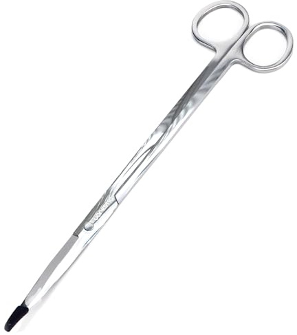 VORESTIC Aquarium Schere Gerade 25 cm, Terrarium Aquascaping Schere Lang für Lebende Wasserpflanzen, Aquarium Scissors