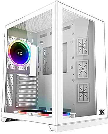 Boitier PC ATX Xigmatek Aquarius S Arctic, avec 3X AY120 (EN46539) Blanc