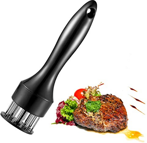 Meat Tenderizer, Stainless Steel Meat Tenderizer Needle Tool, for Steak, Chicken, Fish, Pork