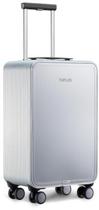 TUPLUS Koffer Aluminium Trolley Rollkoffer mit 4 Rollen Reisekoffer Handgepäck Hartschalenkoffer, Sofortige Serie,57.5 x 34.5 x 20.8 cm/ 33L