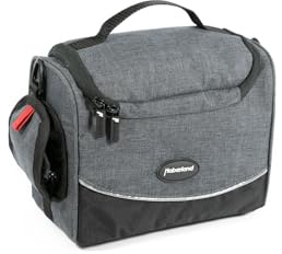 Haberland Siebensachen Lenkertasche Grau,Schwarz 22 x 12 x 18 cm