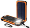 Ruiqas Cargador de teléfono solar portátil de 20000 mAh con dos puertos USB y luz LED