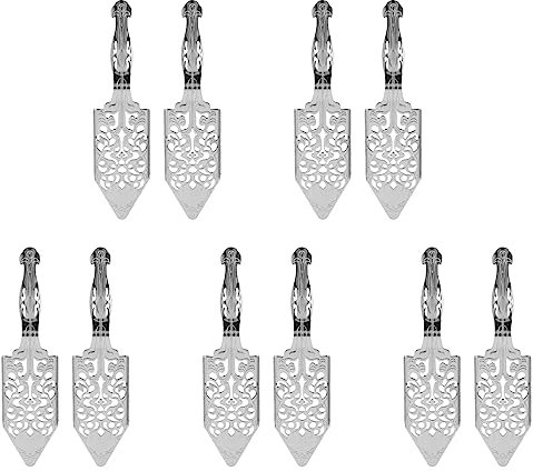 Speesy 10 Pieces Absinthe Spoons, Stainless Steel Absinthe Cocktails Spoon Making Kit Gothic Absinthe Fountain Spoon Dripper