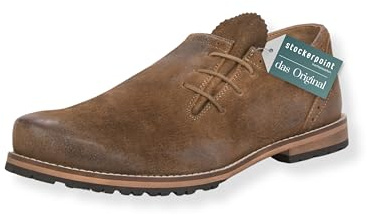 Stockerpoint Men's Granada Haferl Shoes, Tan Specked, 9 Men