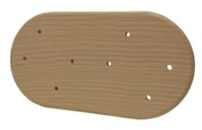 Base In Legno Doppia per Interruttori/Deviatori/Invertitori e Prese