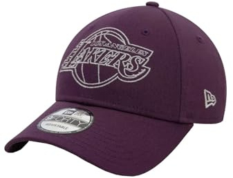 New Era NBA 9FORTY Metallic Outline Cap Los Angeles Lakers Purple