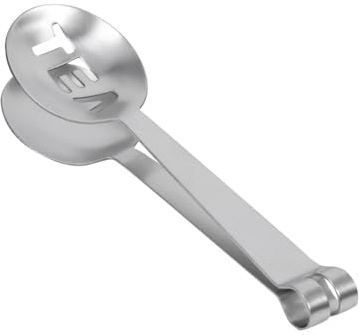 Baxnore Pinza exprimidora de bolsitas de té de 12 cm, Pinza exprimidora de bolsitas de té de acero inoxidable, Exprimidor compacto de bolsitas de té, Pinza ligera para bolsitas de