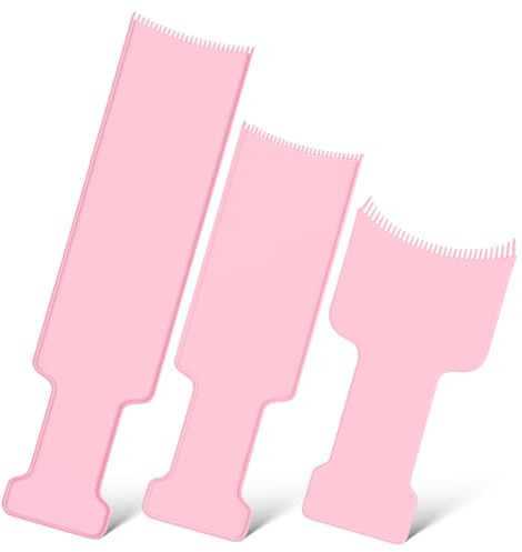 TOVINANNA 3pcs Highlighting Combs Balayage Board Teeth for Hair Highlighting Tool for Balayage Hair Dye Kit and Foil Board Styling