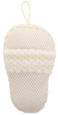 VICASKY Gesichtsschrubber Und Körperpeeling Duschschwamm Für Damen Kinderluffa Mit Lustigem Pantoffel-design Weicher Luffa-pad Für Effektive Hautreinigung Und Peeling