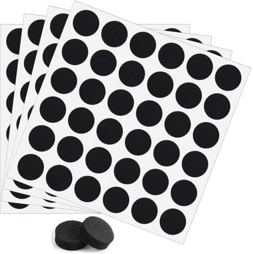 DWFEYOI Feltrini sedie,feltro adesivo,Set di 120 Feltrini Adesivi per Mobili Sedie, Sottosedie Feltro Adesivo, 3mm di Spessore, Antiscivolo, Feltrini per Sgabelli Sedie Tavoli