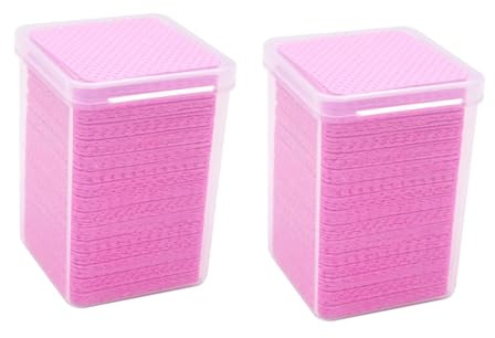 POPETPOP Lingettes Dissolvantes pour Vernis à Ongles 400pcs en Tissu Non Tissé, Faciles à Utiliser et Sûres pour Manucure Professionnelle ou Usage Personnel