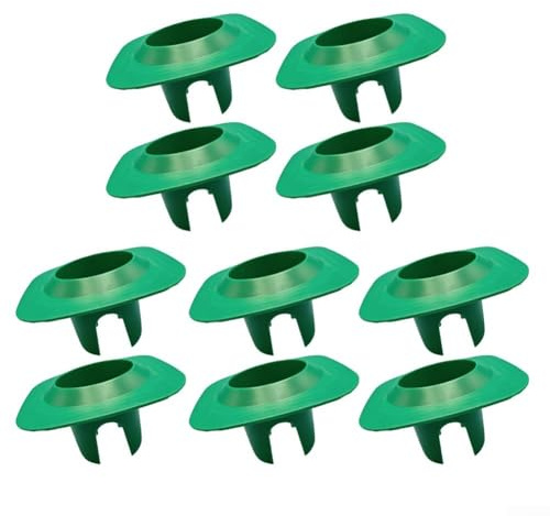 Protezione per irrigatore per prato, dispositivo di protezione della testa per irrigatori da giardino, protezione anti-danno per teste di irrigazione del prato (10 pezzi verde)