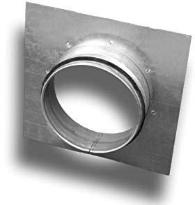 K-TECH-PRO Wickelfalz Wandplatte mit Flansch u. Lippendichtung System Ø 200