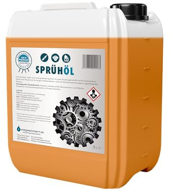 Knaus Schmierstoffe 5 Liter Sprühöl Korrosionsschutz Sprühöl Hohlraumschutz, 5L Kanister