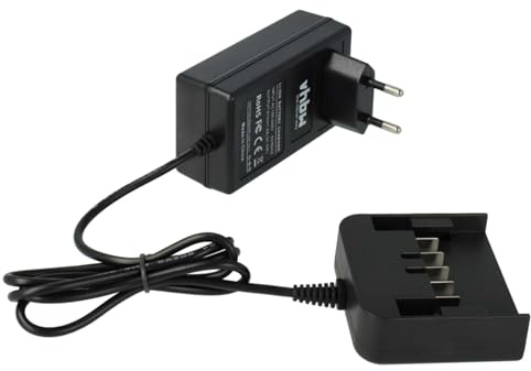 vhbw caricabatterie compatibile con Rothenberger RO AG 8000, RO DD60, RO FL180, RO ID400, RO RH4000 batterie Li-Ion di attrezzi