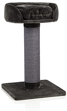 CanadianCat Company | Kratzbaum Savanah 120 - grau - XXL mit Ø ca. 20 cm dicken Sisalsäule Grosse schwere Katzen stabil - Katzenkratzbaum für Maine Coon, Katzenbaum, Kletterbaum, Kratzmöbel