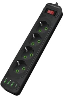 Genérico Multitoma Cámara Espía 4K WiFi Negro