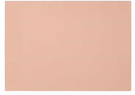 Eglooh - Palladio - Schreibtischunterlage echtem Leder Puder Rosa cm 50x35 - Handwerkliche Nähte und rutschfester Boden - Made in Italy