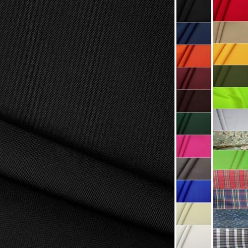 StoffBook SCHWARZ 600D NYLONSTOFF CORDURA STOFF EXTRA ROBUST TASCHEN STOFFE, C633