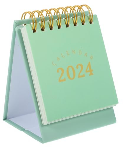 CAXUSD Tischkalender Kleiner Planerkalender Aus Hochwertigem Papier Mit Standfunktion Für Büro Home Office Schule Tageskalender